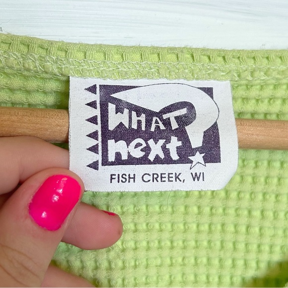 Pastel Green Waffle Weave Top 💚 - Picture 4 of 7